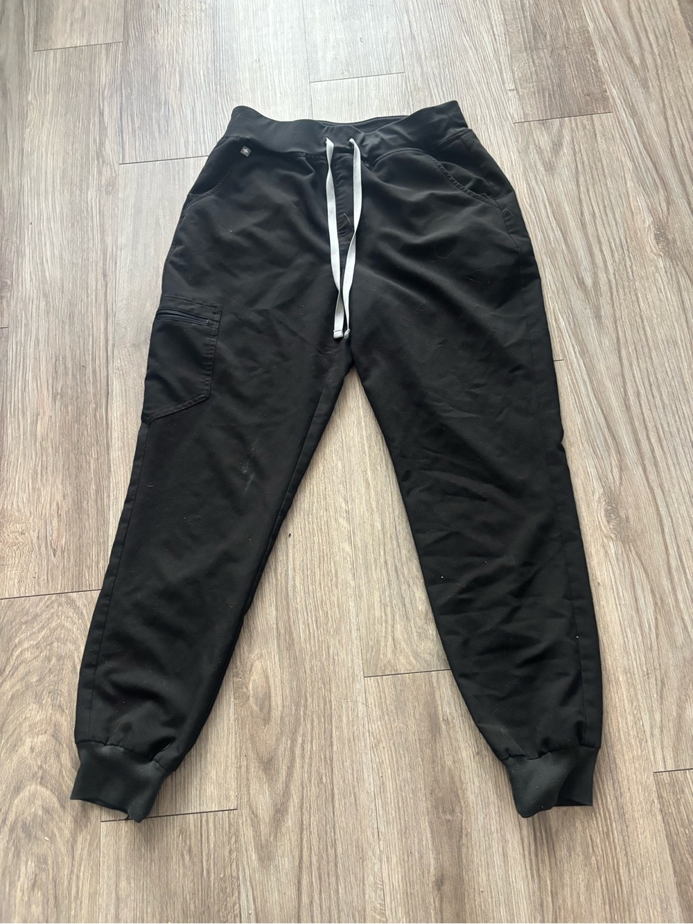 Figs Black Scrub Pants size M